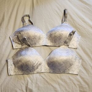 Set of 2 Secret Treasures Wire-Free Back Smoothing Bras